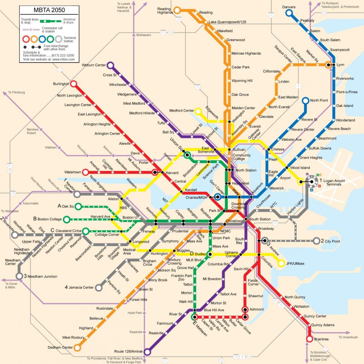 Boston public transit carte