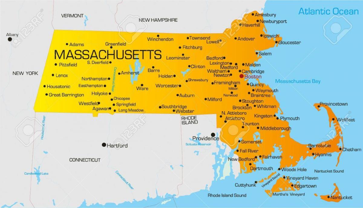 Massachusetts carte