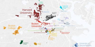 Carte de l'université de Boston