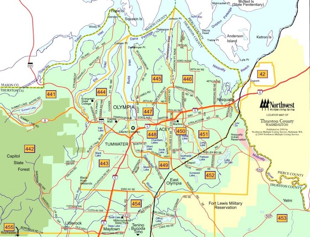 la carte de Boston, dans le comté de