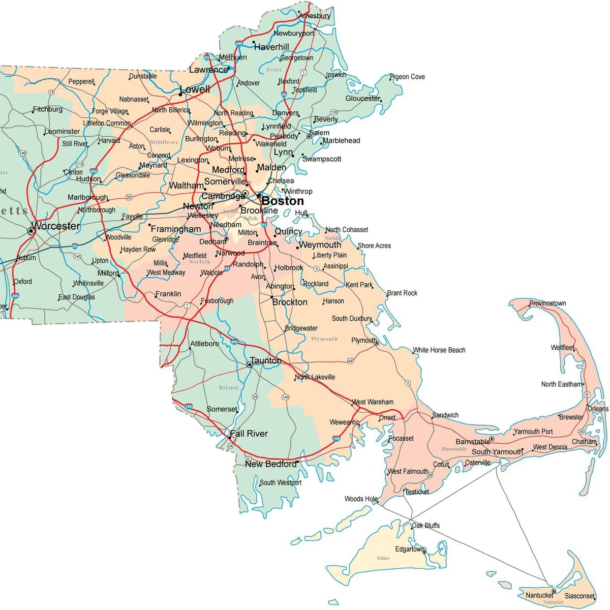 carte de l'est du ma
