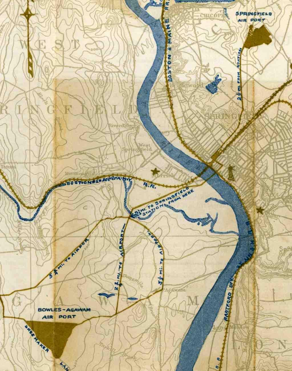 carte de l'ouest de ma
