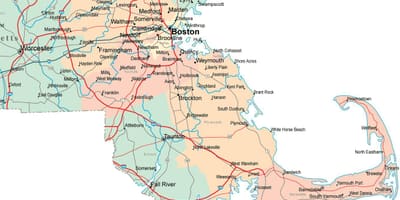 Carte de l'est du ma